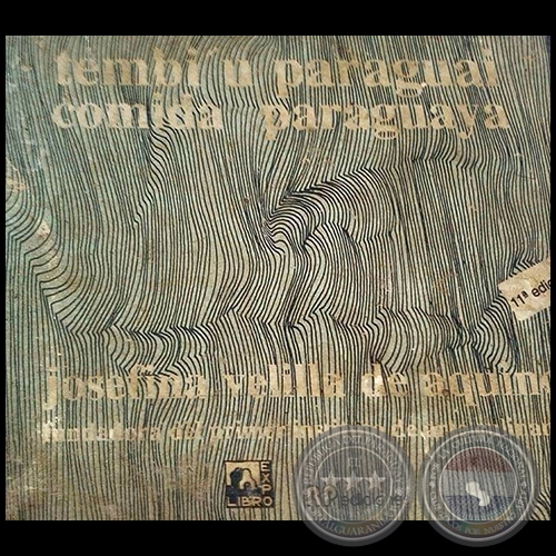  	TEMBIU PARAGUAI - COMIDA PARAGUAYA - 11ª EDICIÓN - Autora: JOSEFINA VELILLA DE AQUINO
